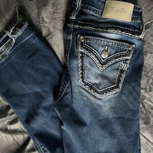 Miss Me Women's Dark Blue Boot Cut Jeans